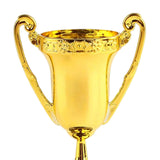 Maxbell 10Pcs Reward Prize Small Award Trophies for Competition Decorations Aureate