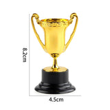 Maxbell 10Pcs Reward Prize Small Award Trophies for Competition Decorations Aureate