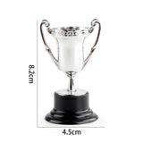 Maxbell 10Pcs Reward Prize Small Award Trophies for Competition Decorations Argent