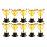 Maxbell 10Pcs Reward Prize Small Award Trophies for Competition Decorations Copper