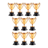 Maxbell 10Pcs Reward Prize Small Award Trophies for Competition Decorations Copper