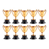 Maxbell 10Pcs Reward Prize Small Award Trophies for Competition Decorations Copper