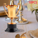Maxbell 10Pcs Reward Prize Small Award Trophies for Competition Decorations Copper