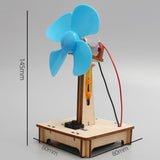 DIY Fan Motor Model Toy Electric Fan Motor for Kids Beginners Boys and Girls