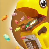 Dinosaur Piggy Bank Fingerprint Money Banking Toys for Boys Age 6~8 Children Yellow