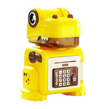 Dinosaur Piggy Bank Fingerprint Money Banking Toys for Boys Age 6~8 Children Yellow