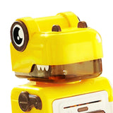 Dinosaur Piggy Bank Fingerprint Money Banking Toys for Boys Age 6~8 Children Yellow