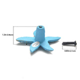 Maxbell Cabinet Knobs Easy Installation Kitchen Cabinet Farmhouse Drawer Pull Handle Sea Stars Blue