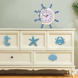 Maxbell Cabinet Knobs Easy Installation Kitchen Cabinet Farmhouse Drawer Pull Handle Sea Stars Blue