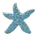 Maxbell Cabinet Knobs Easy Installation Kitchen Cabinet Farmhouse Drawer Pull Handle Sea Stars Blue