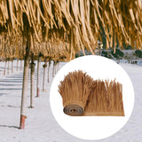 Maxbell 2xStraw Roof Thatch Simulation Durable Panel Palm Thatch Roll for Garden Patio A