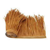 Maxbell 2xStraw Roof Thatch Simulation Durable Panel Palm Thatch Roll for Garden Patio C