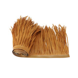 Maxbell 2xStraw Roof Thatch Simulation Durable Panel Palm Thatch Roll for Garden Patio C