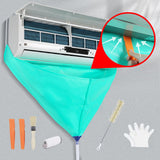 Maxbell AC Washing Clean Bag Protector Cover AC Cover Air Conditioner Cleaning Cover Set C