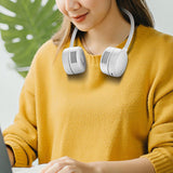 Maxbell Maxbell Neck Hanging Fan Rechargeable Portable Personal Fan for Office Travel Hiking White