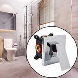 Maxbell Shower Mixing Valve Dark Shower Bathroom Single Function Shower Handle Valve Silver