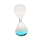 Maxbell 2xBubble Singing Hourglass Handmade Sand Timer Birthday Present for Lover Kids blue