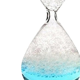 Maxbell 2xBubble Singing Hourglass Handmade Sand Timer Birthday Present for Lover Kids blue
