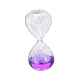 Maxbell 2xBubble Singing Hourglass Handmade Sand Timer Birthday Present for Lover Kids purple
