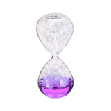 Maxbell 2xBubble Singing Hourglass Handmade Sand Timer Birthday Present for Lover Kids purple