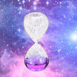 Maxbell 2xBubble Singing Hourglass Handmade Sand Timer Birthday Present for Lover Kids purple