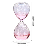 Maxbell 2xBubble Singing Hourglass Handmade Sand Timer Birthday Present for Lover Kids pink