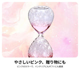 Maxbell 2xBubble Singing Hourglass Handmade Sand Timer Birthday Present for Lover Kids pink