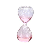 Maxbell 2xBubble Singing Hourglass Handmade Sand Timer Birthday Present for Lover Kids pink