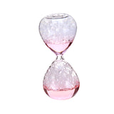 Maxbell 2xBubble Singing Hourglass Handmade Sand Timer Birthday Present for Lover Kids pink