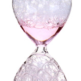 Maxbell 2xBubble Singing Hourglass Handmade Sand Timer Birthday Present for Lover Kids pink