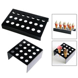 Maxbell 2xIce Cream Cone Stand Decorative Cupcake Baking Rack for Baking Party Cooking 22.5cmx14cmx3cm
