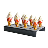 Maxbell 2xIce Cream Cone Stand Decorative Cupcake Baking Rack for Baking Party Cooking 22.5cmx14cmx3cm