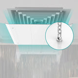 Air Conditioner Deflector Wind Guide Central Air Conditioning Wind Deflector 30x30cm