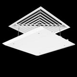 Air Conditioner Deflector Wind Guide Central Air Conditioning Wind Deflector 30x30cm