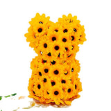 Artificial Flower Bear Home Decor Bear Toy Doll for Wedding Anniversary Kids