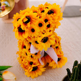 Artificial Flower Bear Home Decor Bear Toy Doll for Wedding Anniversary Kids