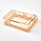 Socket Waterproof Box 118 Type Outlet Cover for Home Improvement Office 1Pcs Light Brown