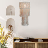 Maxbell Macrame Lamp Shade Boho Gift Light Shade Only for Home Office Bedroom
