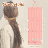 Hair Accessory Organizer Ribbons Hair Clips Hanger for Collection Organizing Pink 104cmx38cm