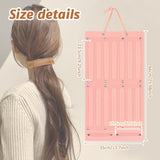 Hair Accessory Organizer Ribbons Hair Clips Hanger for Collection Organizing Pink 66cmx35cm