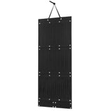 Hair Accessory Organizer Ribbons Hair Clips Hanger for Collection Organizing Black 104cmx38cm