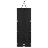 Hair Accessory Organizer Ribbons Hair Clips Hanger for Collection Organizing Black 104cmx38cm