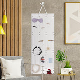 Hair Accessory Organizer Ribbons Hair Clips Hanger for Collection Organizing White 104cmx38cm