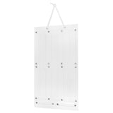 Hair Accessory Organizer Ribbons Hair Clips Hanger for Collection Organizing White 66cmx35cm