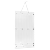 Hair Accessory Organizer Ribbons Hair Clips Hanger for Collection Organizing White 66cmx35cm
