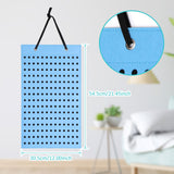 Shoe Charms Organizer Charms Holder with 180 Holes Hanging Shoe Charm Holder light blue