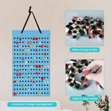 Shoe Charms Organizer Charms Holder with 180 Holes Hanging Shoe Charm Holder light blue