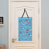 Shoe Charms Organizer Charms Holder with 180 Holes Hanging Shoe Charm Holder light blue