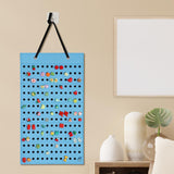 Shoe Charms Organizer Charms Holder with 180 Holes Hanging Shoe Charm Holder light blue