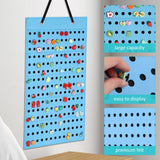 Shoe Charms Organizer Charms Holder with 180 Holes Hanging Shoe Charm Holder light blue